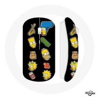 Souris Sans Fil Les Simpson autocollants fond noir
