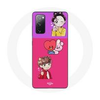 Coque pour Samsung Galaxy S20 FE BTS BT21 Cooky Et Tata Bangtan V Et Jungkook Fanart