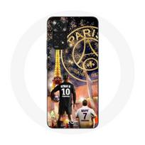 Coque pour Xiaomi Redmi Note 11S PSG Neymar et Mbappé Joyeux noël