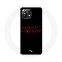 Coque pour Xiaomi Mi 11 Lite Stranger Things Affiche Logo Joyeux noël