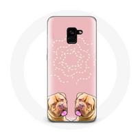 Coque pour Samsung Galaxy A8 Plus Dogue de Bordeaux symétrique photo