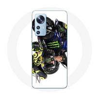Coque pour Xiaomi Mi 12 / 12X Valentino Rossi Pilote de vitesse fond blanc