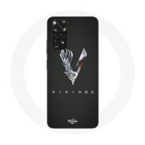 Case - Xiaomi - Redmi Note 11 4G - Vikings - V Logo - Sword - Gray Black pilka