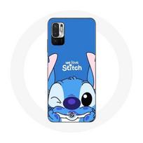 Coque - Xiaomi - Redmi Note 10 5G - Stitch mignon - Souple - Synthétique mėlyna
