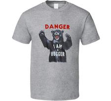 I'M A Hugger Bear Danger Spiderman Parody Funny Tee Unisex T-Shirt S