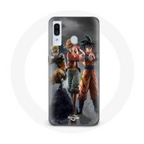 Coque pour Samsung Galaxy A40 Sangoku naruto Luffy one piece Dragon Ball z 3D Anime manga - Maniacase