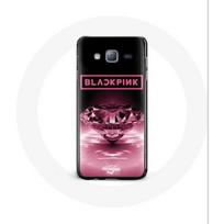 Case - Maniacase - Samsung Galaxy J7 2016 - Black - Blackpink Logo - Soft juoda