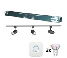 Philips - reguliuojamas LED taškinis šviestuvas EASYLINK HUE bėginei sistemai 3xGU10/4,7W/230V + Hue bridge