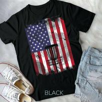 Flag Disc Golf Basket Vintage Frisbee Golfing Sport Golfer Unisex T-Shirt S