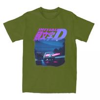 Initial D Neon AE86 Accessories marškinėliai unisex moterims Takumi Fujiwara Tofu Store Pure Cotton T marškinėliai trumpomis rankovėmis marginti drabužiai 4XL