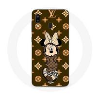 Case - Maniacase - Samsung Galaxy A20e - Minnie Disney - Silicone - Soft juoda