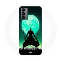 Coque Maniacase pour Samsung Galaxy A05s roronoa zoro triple épée pleine lune