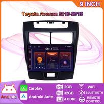 Android 2 Din Car Multimedia Player For Toyota Avanza 2010-2015 Head Unit Stereo Carplay GPS Navigation BT WIFI 2+32GB 2+32GB