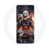 Maniacase dėklas Samsung Galaxy A51 5g telefonui, Max Verstappen F1 meno tapetai