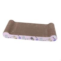 Kartoninis katės draskyklė laimingoms naminėms katėms Bone 44x20.5x5.5cm