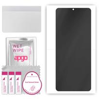 apgo Hydrogel Privacy Matte Screen Protector for HTC Wildfire E2 Plus, Anti Spy, Hydrogel Film, Flexible, Soft TPU with positioning layer easy install