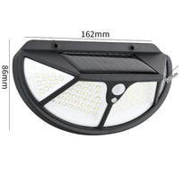 Saulės sieniniai šviestuvai Buitiniai sodo šviestuvai Saulės sodo šviestuvai Saulės sodo šviestuvai 102LED