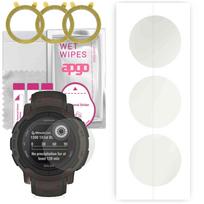 3x apgo Hydrogel Matte ekrano apsauga, skirta Garmin Instinct 2 Solar, hidrogelio plėvelė, lanksti, minkštas TPU su pozicionavimo sluoksniu, lengvai montuojamas