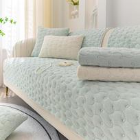 Pliušinė sofos pagalvė žiemai sutirštinto šviežio pieno pluošto aukščiausios klasės pagalvėlė Paprasta moderni neslystanti sofos užvalkalas 70*70cm white