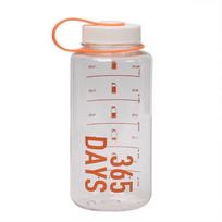 Plastikinis puodelis Sportinė lauko vandens butelis 1000ml Vandens butelis Dovaninis butelis su rankena Erdvės puodelis 1000ml oranžinė