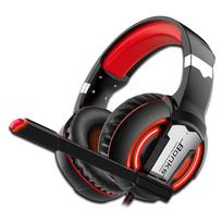 Gaming Headset Headphones with Microphone Light Surround Sound Bass Earphones For PS4 Xbox One Profe