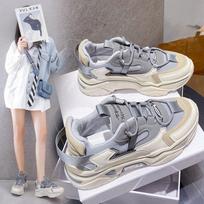 Sportas ir laisvalaikis Pavasaris Vasara Ruduo Nauja Mada Kasdieniai Pratimai Tėčiui Batai Kvėpuojantys Platforminiai Sneaker Mišri partija 40 gray