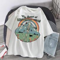 Nauji Skeleton Juokingi grafiniai piešimo marškinėliai Harajuku Mieli Anime stiliaus mados Ullzang Top Tees Gothic Y2K sportiniai marškinėliai 4XL tamsiai pilka spalva
