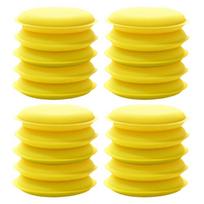 20Pcs Car Round Waxing Polish Wax Foam Sponge Applicator Pads 10cm Cleaning Sponge Clean Washer Washing Tool Car Clean