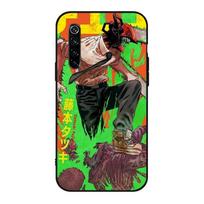 Puikus Anime Chainsaw Man telefono dėklas, skirtas Realme GT 2 9i 8i 7i Pro X50 X2 C21 C20 C11 C3 Minkštas juodas telefono dangtelis Realme GT 2 Pro black