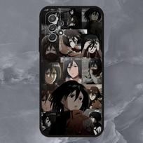 Cartoon Attack on Titan Phone Case for Samsung  S21 S20 S30 S22 S9 Ultra Fe S10 E Plus 4G 5G Cartoon Black Soft Silicone Cover samsungS22ULTRA5G