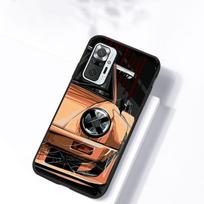 JDM sportinių automobilių telefono dėklas, skirtas Xiaomi Redmi Note 10 Pro dėklui Redmi Note9 12 9 Pro 11S 8 8T 10Pro 9S 10S 7 9T 9A 9C NFC 8A dangteliai Xiaomi 12 5G-12X black