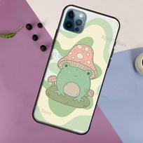 Cottagecore Frog Mushroom Kawaii Soft Case For iPhone 12 Pro Max 13 Mini 11 Pro Max X XR XS Max SE2 8 7 Plus Phone Cover iPhone 5 5S SE
