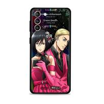 for Samsung s20 fe Case Galaxy s21 ultra s22 s10 s20 plus s22ultra Note 20ultra 10plus Funda Titans Attack Character Full Dress Samsung S22 5G black