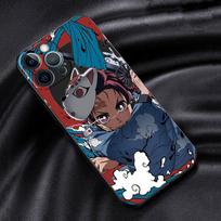 Case For Apple iPhone 14 13 11 12 Pro 7 XR X XS Max 8 Plus 6 6S SE 2022 13Pro Black Soft Phone Funda Anime  Demon Slayer iPhone 14