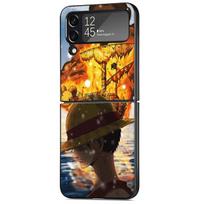 Case for Samsung Galaxy Z Flip 3 5G ZFlip ZFlip3 Z Flip 4 zflip Flip3 Flip4 Ones Pieces Anime Capa Print Hard PC Funda Samsung Z Flip 5G