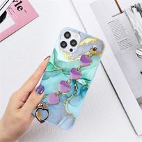 Fashion Marble Phone Case For iPhone SE 2020 SE3 2022 13 12 Mini 11 Pro X XR XS Max 5 7 8 6 6S Plus With Hand Rope Matte Cover iPhone 13Pro Max white