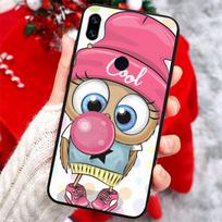 Pelėdos telefono dėklas Xiaomi Redmi note 7 8 9 t max3 s 10 pro lite Apsauga nuo kritimo coque shell cover funda xiaomi 10 pink