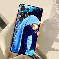 Muslim Islamic Hijab Gril Case For Samsung Galaxy S22 Ultra S20 FE Note 20 Note 10 S8 S9 S10 Plus S21 Ultra Cover Note 20 Ultra gray