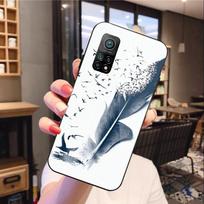 „Magic Feather“ telefono dėklas, skirtas „Xiaomi 12 11T 10 9 Redmi Note 11 10 10S Pro Redmi 9 9A 8 Black PC Glass“ telefono dangtelis Xiaomi 12-12X