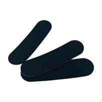 3 dalių profesionalūs pirštų riedlentės lipdukai 100 mm x 30 mm neslystantys, patogiai 30mm black