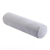 Pagalvė kaklui prie lovos, Pagalvė juosmeniui, Pagalvėlė sofai, Saldainio pagalvė, Cilindrinė pagalvė, Vienspalvis aksomas 15x40 white