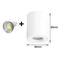 LED Cilindriniai LED Įleidžiami Šviestuvai 9W 12W 15W COB Lubų Taškiniai Šviestuvai AC85~265V Fono Lempos Lndoor Apšvietimas 9W&Warm White