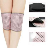 1Pair Women Kids Knee Pads Dance Yoga Tennis Knee Support Brace Sport Gym Kneepad Children Workout Padded Sponge Knee Protection S rožinė