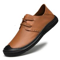 Genuine Leather Men Shoes Casual Formal Loafers Men Moccasins Italian Black Male Flat Shoes 35 ruda