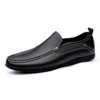 Didelio dydžio Natūralios odos Vyriški Batai Loafers Patogūs laisvalaikio odiniai batai Vyrams Vairavimo batai Mokasinai Vyriški Batai Avalynė 37 juoda