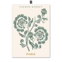 Abstract Van Gogh William Morris Matisse Wall Art Canvas Painting Nordic Poster And Prints Wall Pictures For Living Room Decor No Frame 21*30cm No Frame gray