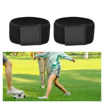 Futbolo blauzdų apsaugų dirželiai geresnei apsaugai 2pcs yellow
