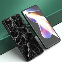 Juodo ir balto marmuro telefono dėklas, skirtas Xiaomi Mi A2 8 9 SE Note 10 10T 11 12 Lite 9T 11T 12S 12T Pro A3 6X 12X, TPU, juodas dangtelis Xiaomi 12T Pro 5G black