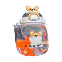 Water Bottle With Straw Cute Water Bottle Big Belly Water Bottle Large Capacity Kawaii Bear Baby Bottle Cute Cartoon Milk Tea Drinking Water Bottle One Size