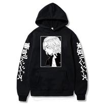 Tokyo Revengers Hoodies Moteriški Anime Manga Spausdinimo Streetwear Dydžio Negalvojantys Megztiniai su Gobtuvu Harajuku Sportiniai Kostiumai Viršutiniai Drabužiai S